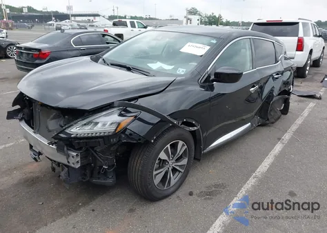 2021 Nissan Murano S Intelligent Awd from USA, damaged, VIN 5N1AZ2AS1MC122307